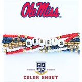 Lucky 7 College Stack Bracelet