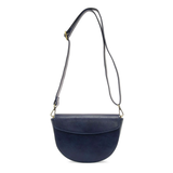 Linda Crescent Crossbody Bag with Braided Strap