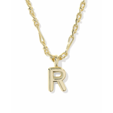 Bubble Letter Pendant Necklace