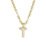 Bubble Letter Pendant Necklace