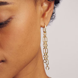 Embry Chain Huggie Earrings