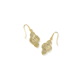 Abbie Medallion Small Drop Earrings