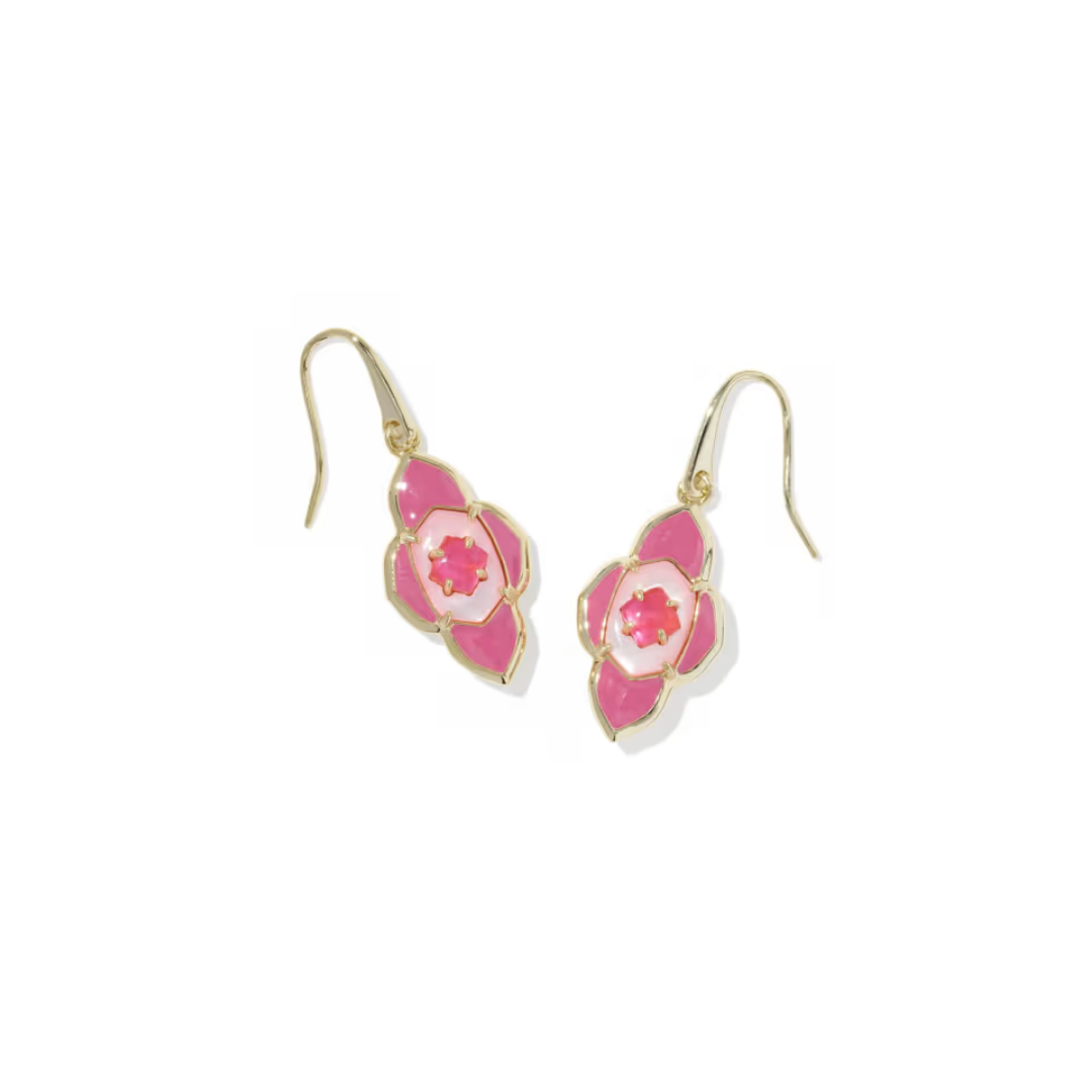 Abbie Medallion Small Drop Earrings