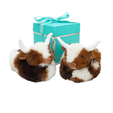 Texas Cow Baby Slippers