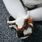 Texas Cow Baby Slippers
