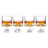 Mountain Whiskey Glasses - Set/4