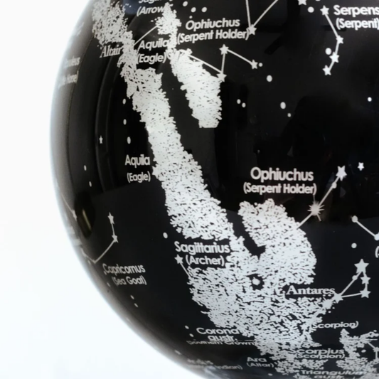 Constellations Solar Powered Spinning Globe