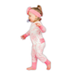 Pink Butterfly Toile Convertible Ruffle PJs