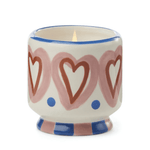 A Dopo 8 oz Candle - Hearts - Lizzy G's Fine Gifts