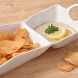 Rectangle Melamine Chip & Dip Server