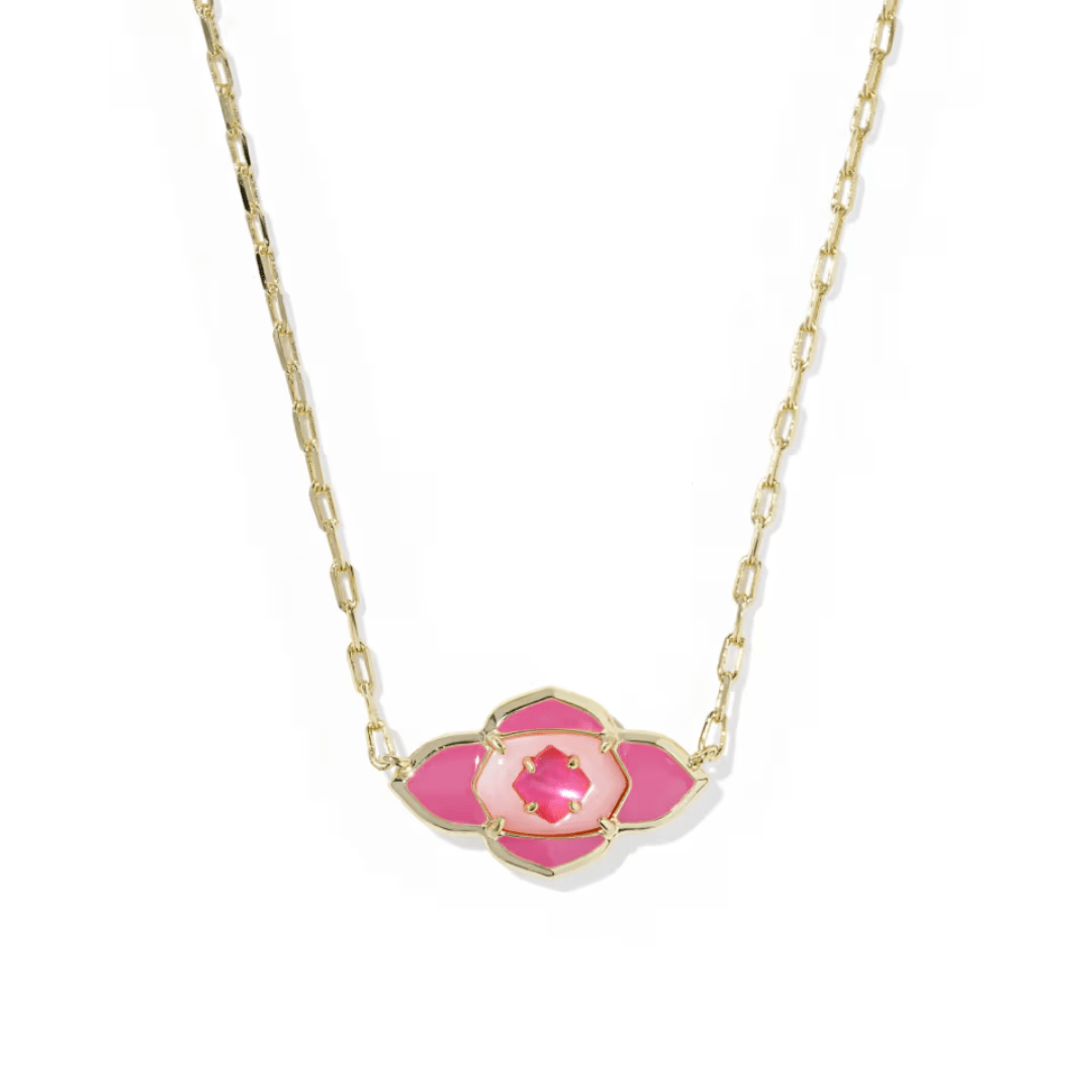 Abbie Medallion Pendant Necklace - Lizzy G's Fine Gifts