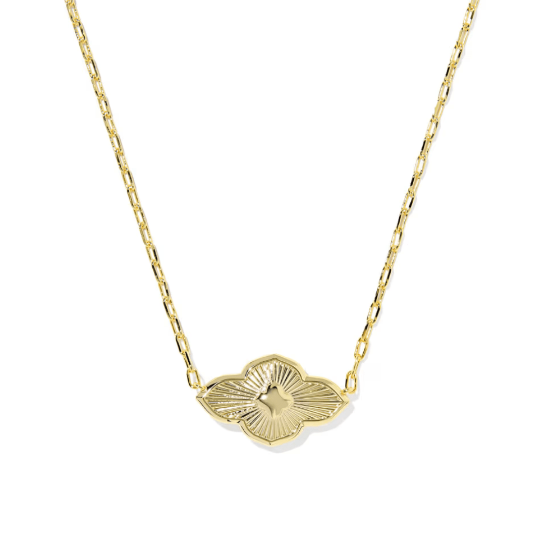 Abbie Medallion Pendant Necklace - Lizzy G's Fine Gifts