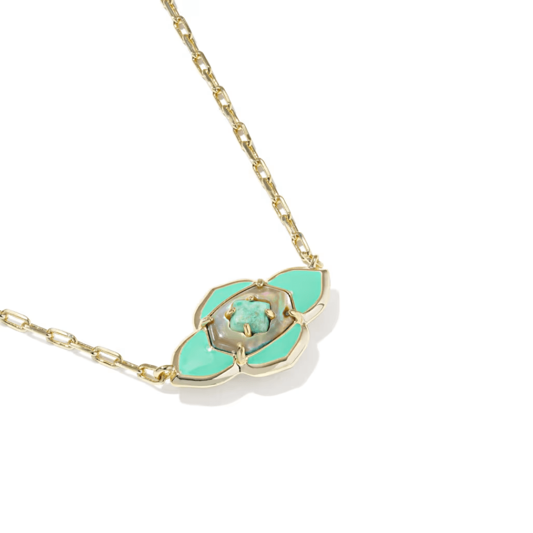 Abbie Medallion Pendant Necklace - Lizzy G's Fine Gifts