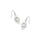 Abbie Medallion Small Drop Earrings - Lizzy G's Fine Gifts