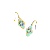 Abbie Medallion Small Drop Earrings - Lizzy G's Fine Gifts