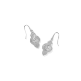 Abbie Medallion Small Drop Earrings - Lizzy G's Fine Gifts