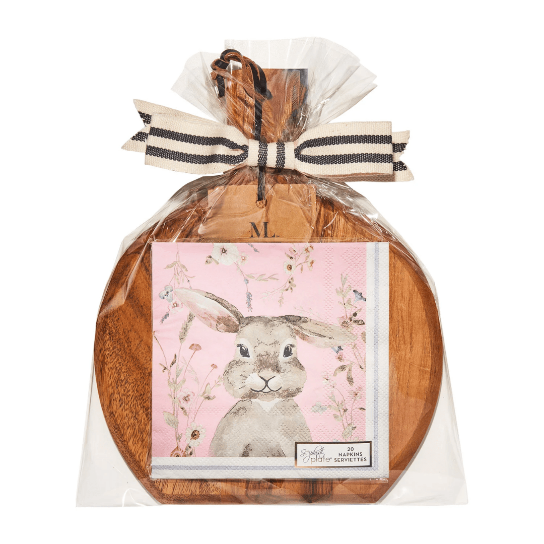 Acacia Board Napkin Set - Lizzy G's Fine Gifts