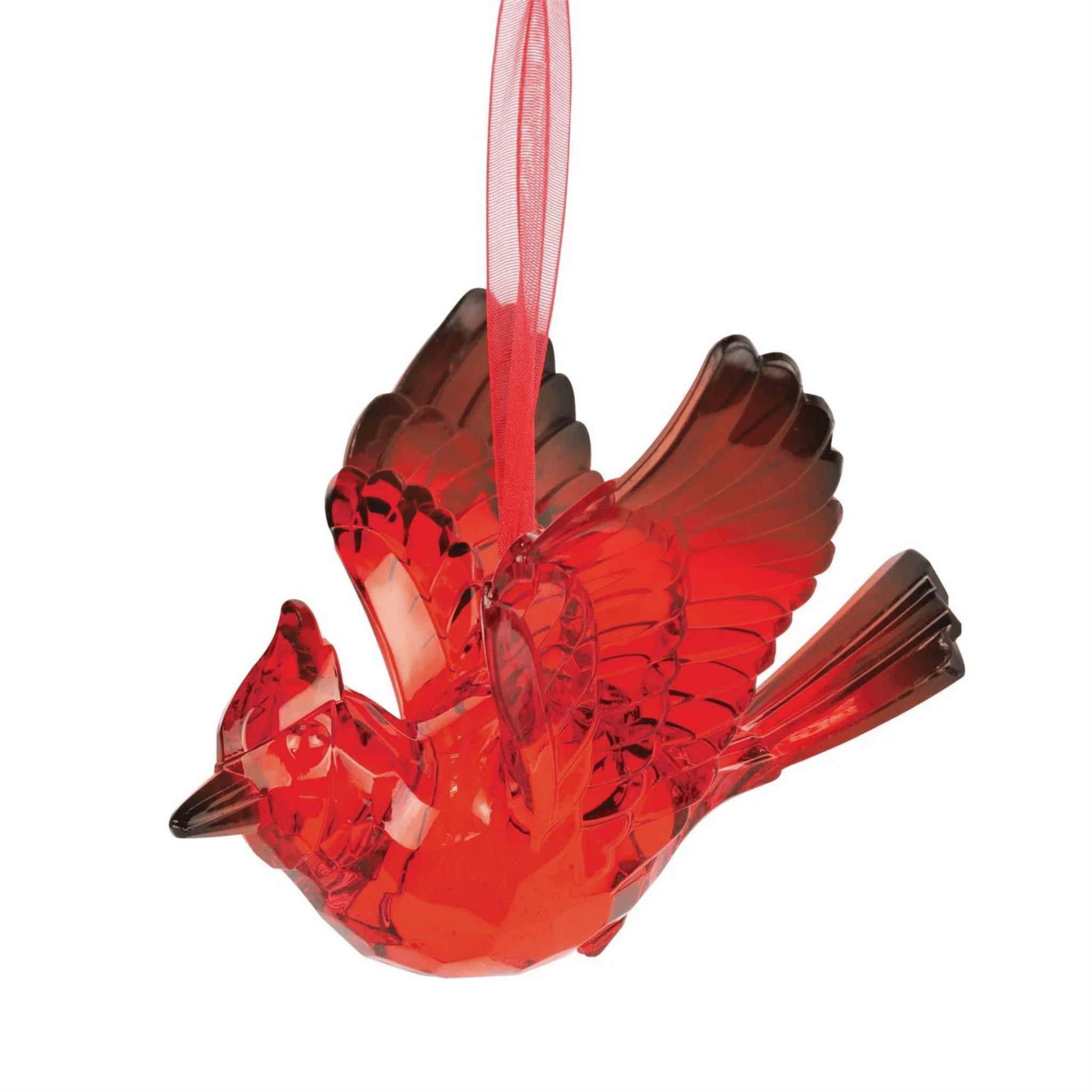 Acrylic Cardinal Ornament - Lizzy G's Fine Gifts