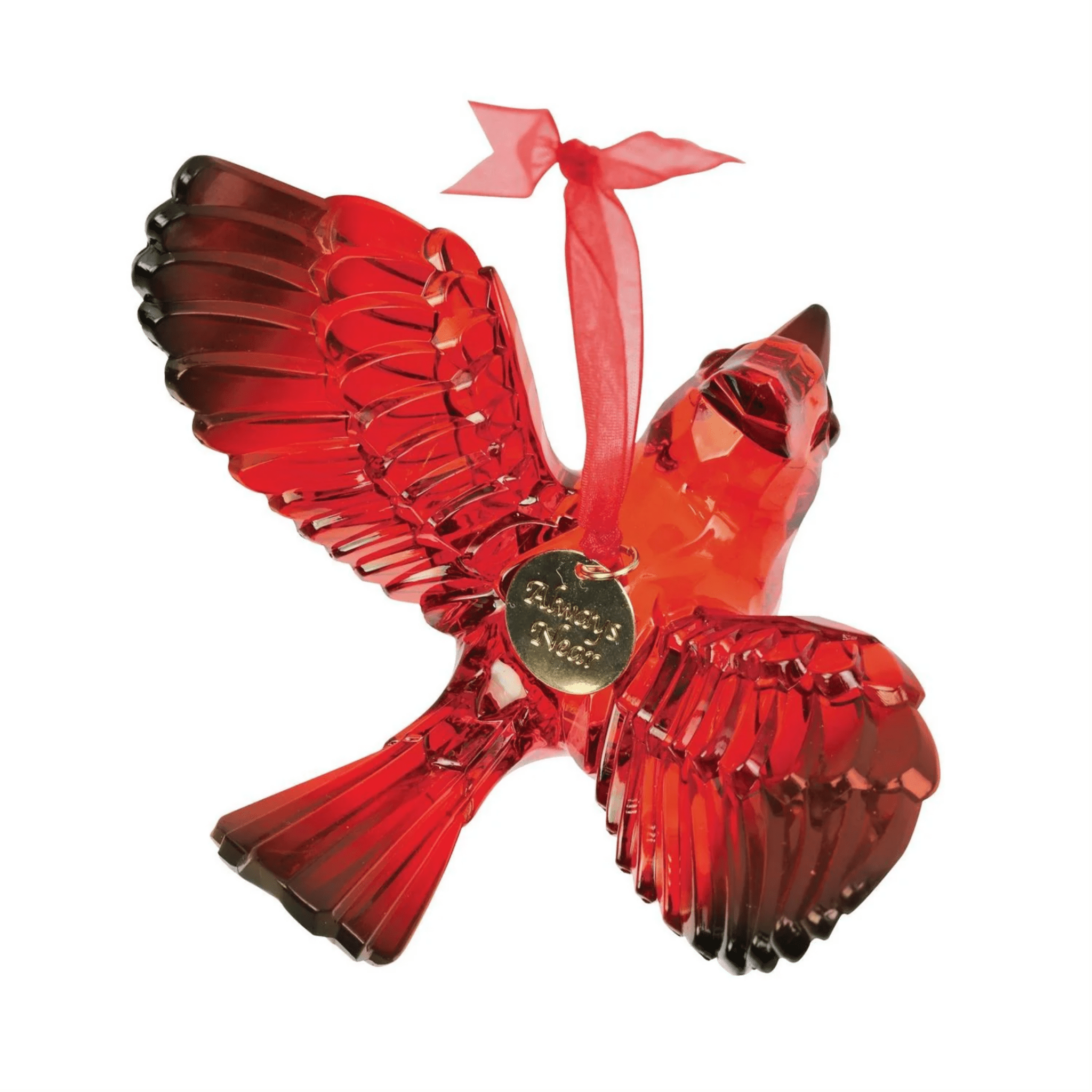 Acrylic Cardinal Ornament - Lizzy G's Fine Gifts