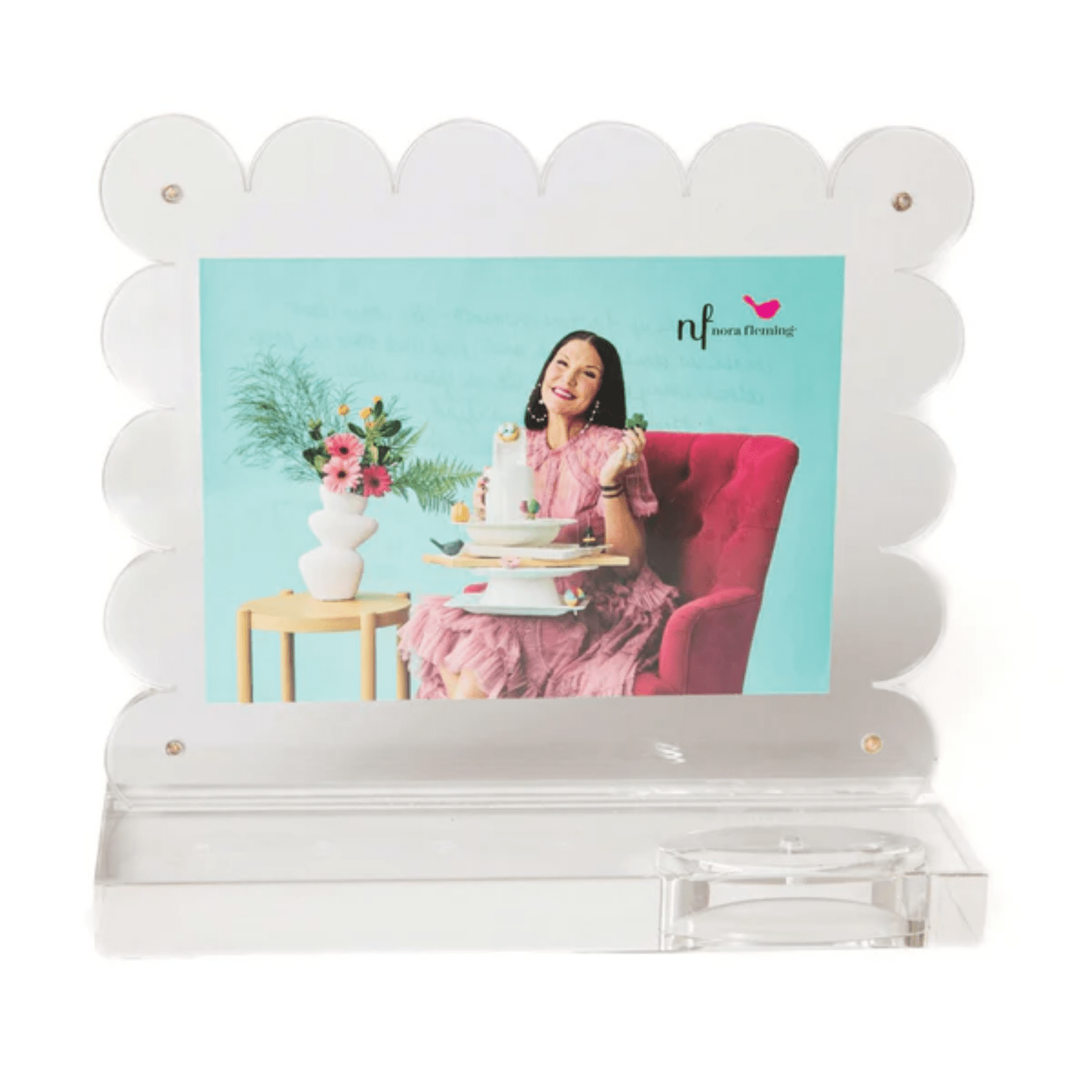 Acrylic Scalloped Frame - Lizzy G's Fine Gifts