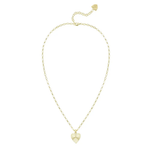 Adorned Heart Charm Necklace - Lizzy G's Fine Gifts