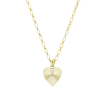 Adorned Heart Charm Necklace - Lizzy G's Fine Gifts
