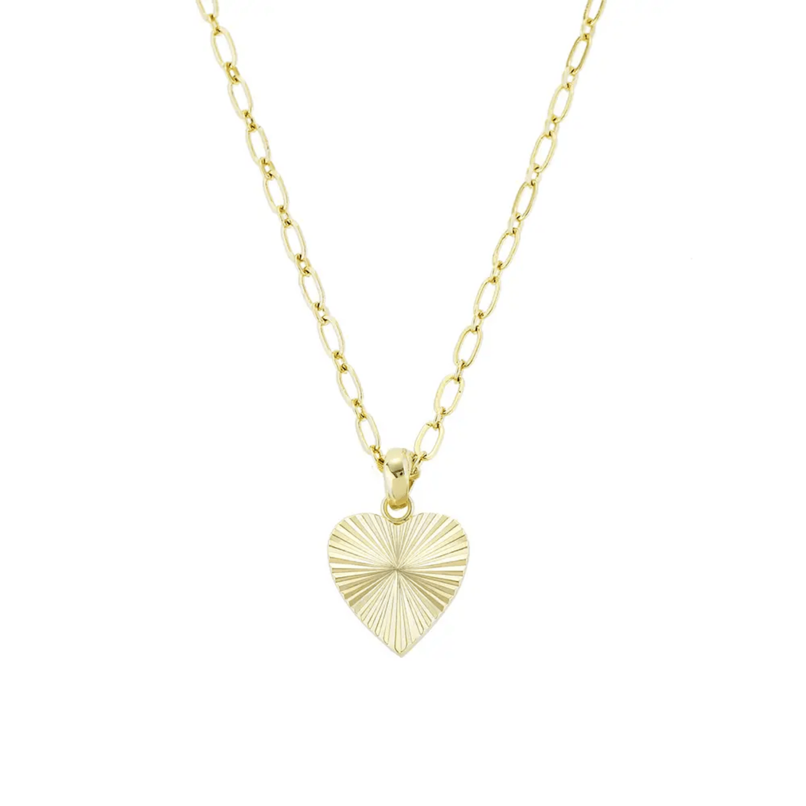 Adorned Heart Charm Necklace - Lizzy G's Fine Gifts