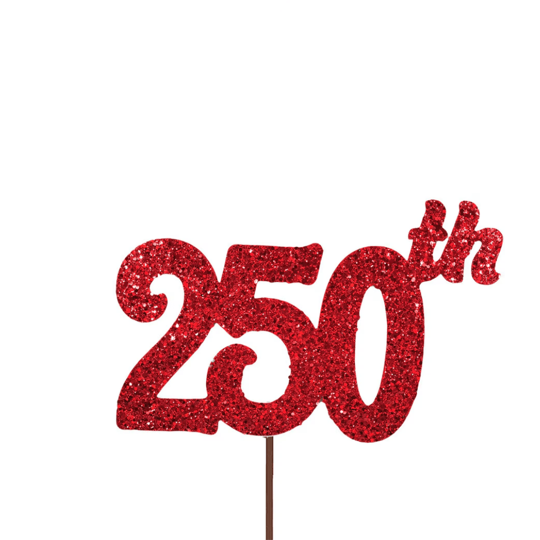 All Glitter Americas 250th Birthday - Lizzy G's Fine Gifts