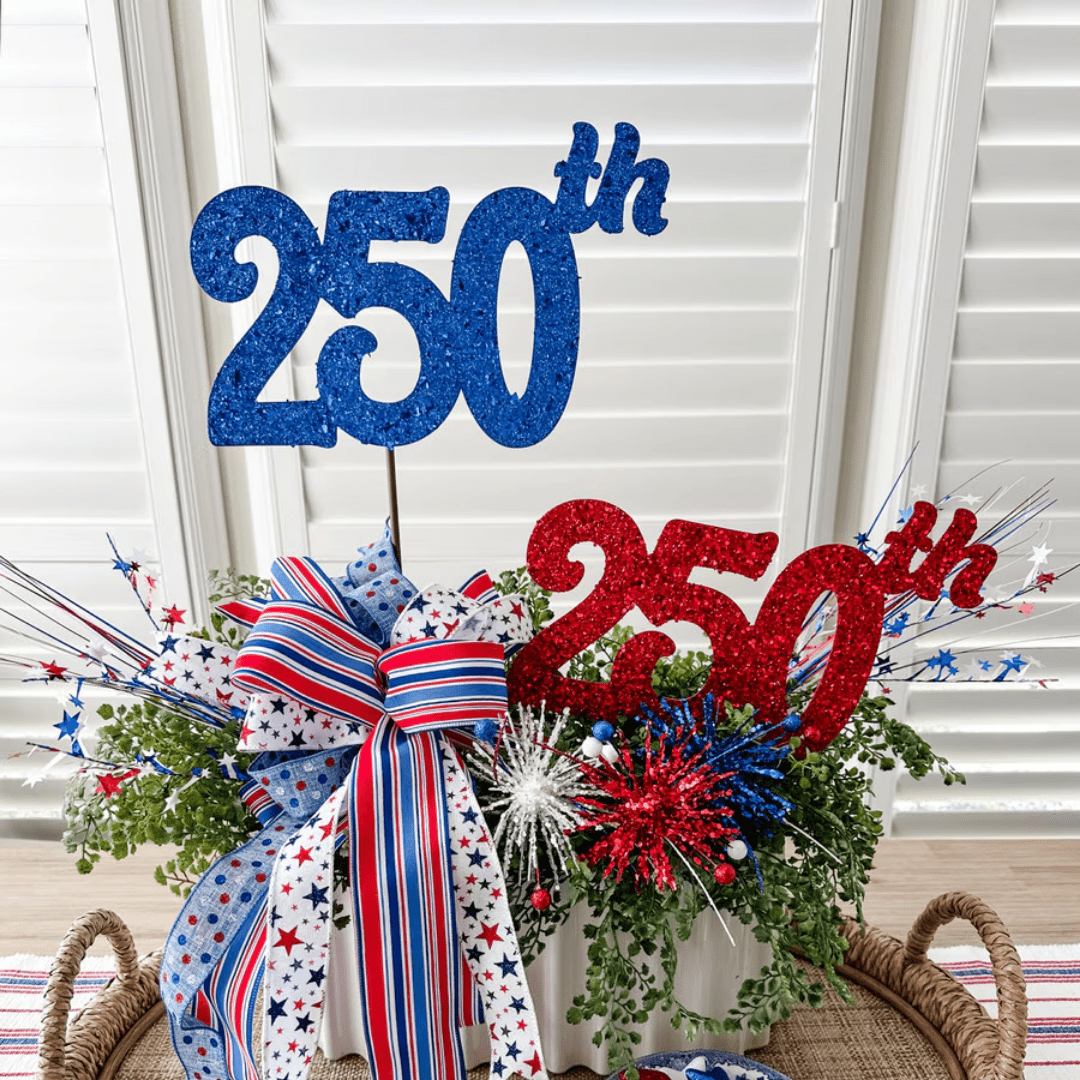 All Glitter Americas 250th Birthday - Lizzy G's Fine Gifts