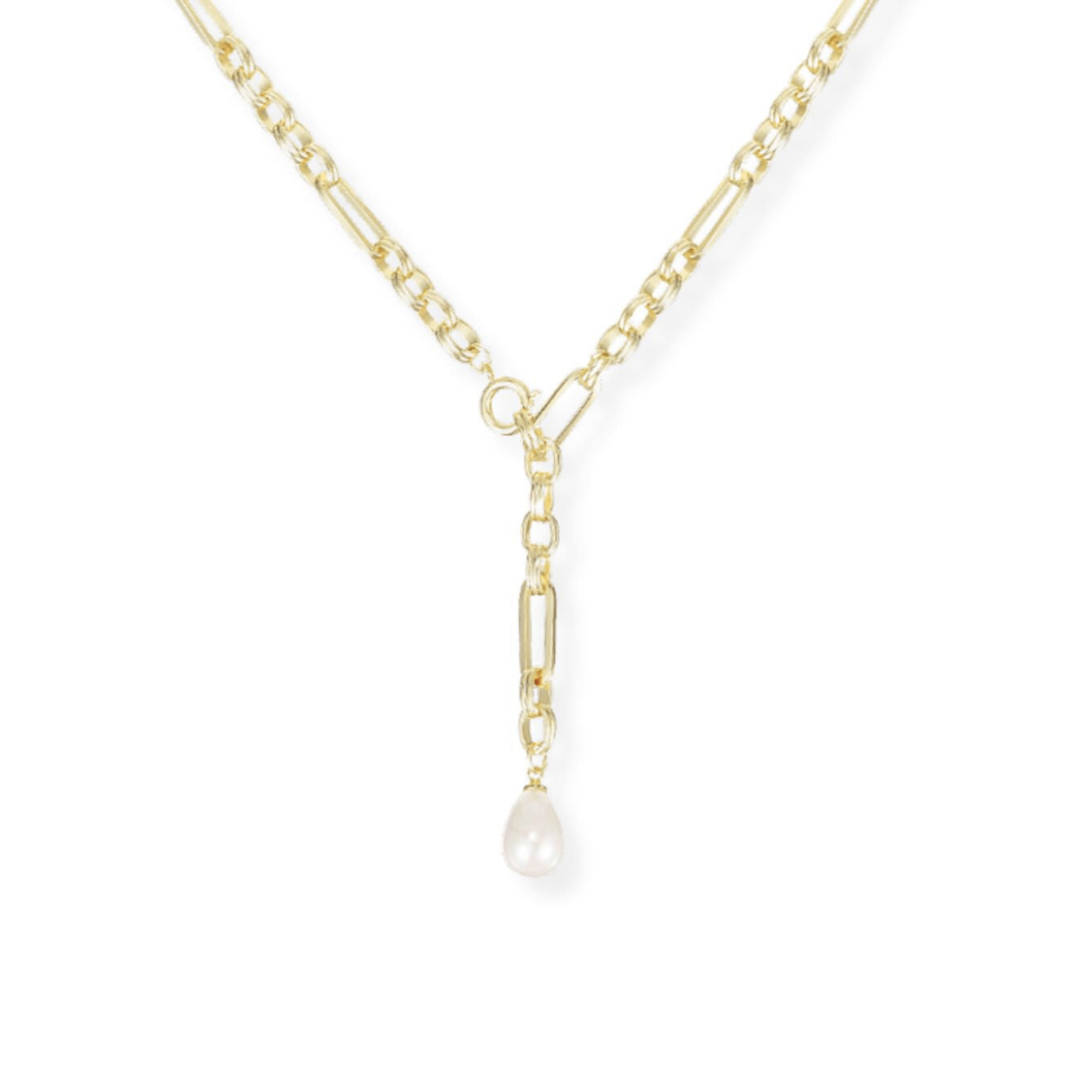 Allure Pearl Lariat Necklace - Lizzy G's Fine Gifts