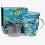 Almond Blossom Tea Mug/Lid - Lizzy G's Fine Gifts