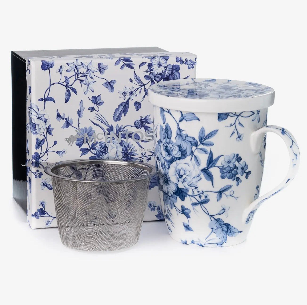 Always in Bloom Tea Mug/Lid - Lizzy G's Fine Gifts