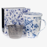Always in Bloom Tea Mug/Lid - Lizzy G's Fine Gifts