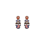 Amber Bloom Earrings - Rina - Lizzy G's Fine Gifts