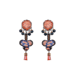 Amber Bloom Earrings - Veda - Lizzy G's Fine Gifts