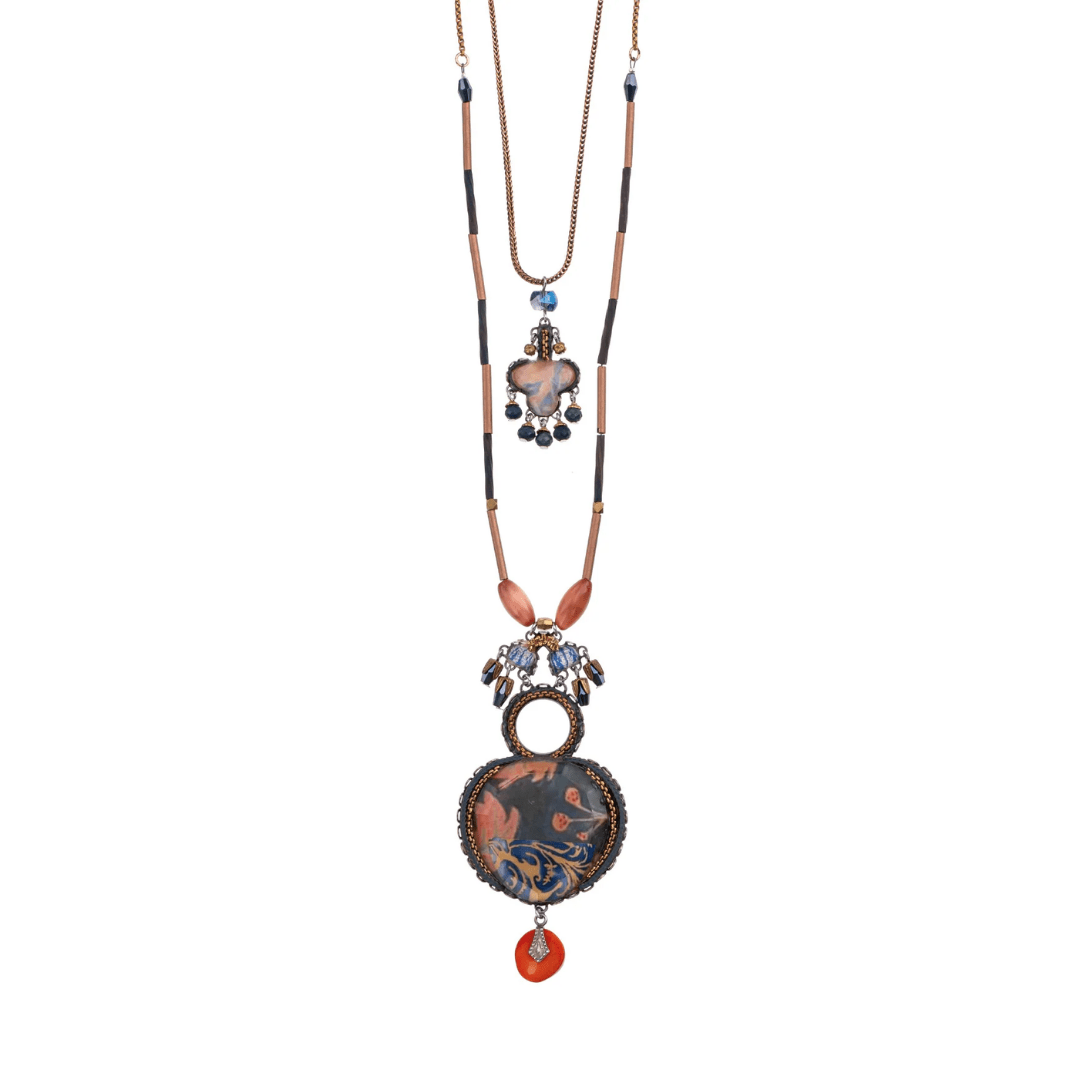 Amber Bloom Necklace - Zucca - Lizzy G's Fine Gifts