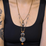 Amber Bloom Necklace - Zucca - Lizzy G's Fine Gifts