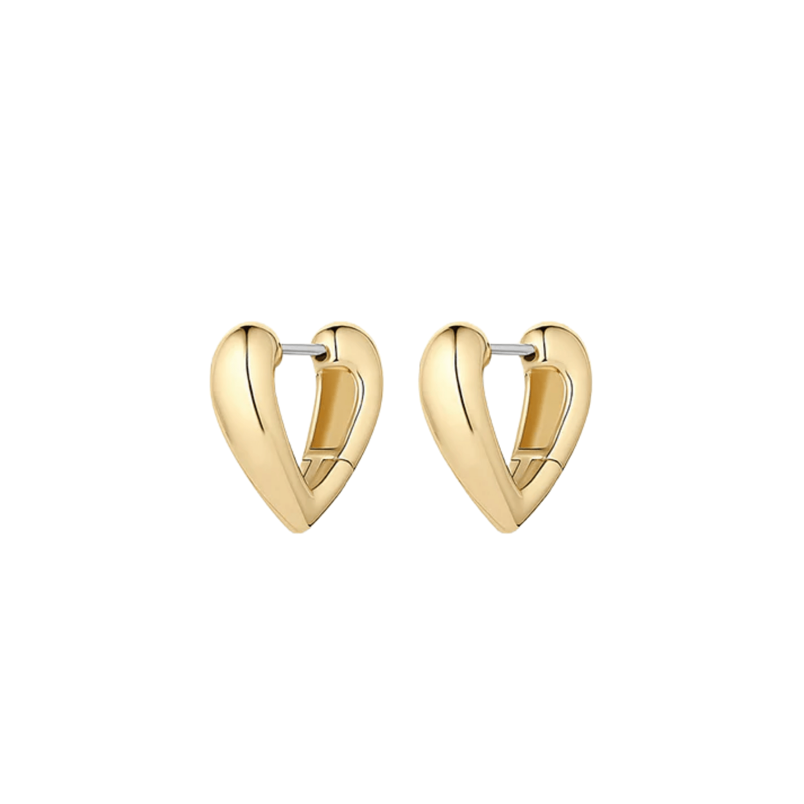 Amour Heart Huggie Earrings - Lizzy G's Fine Gifts