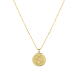 Anchor Coin Necklace - Lizzy G's Fine Gifts
