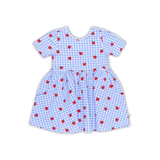 Apple Orchard Short Sleeve Twirl Dress - Lizzy G's Fine Gifts
