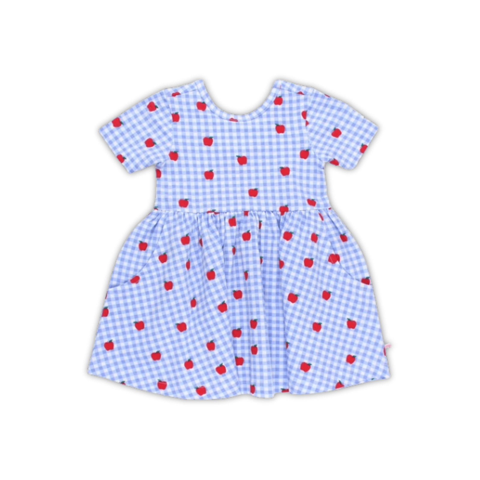 Apple Orchard Short Sleeve Twirl Dress - Lizzy G's Fine Gifts