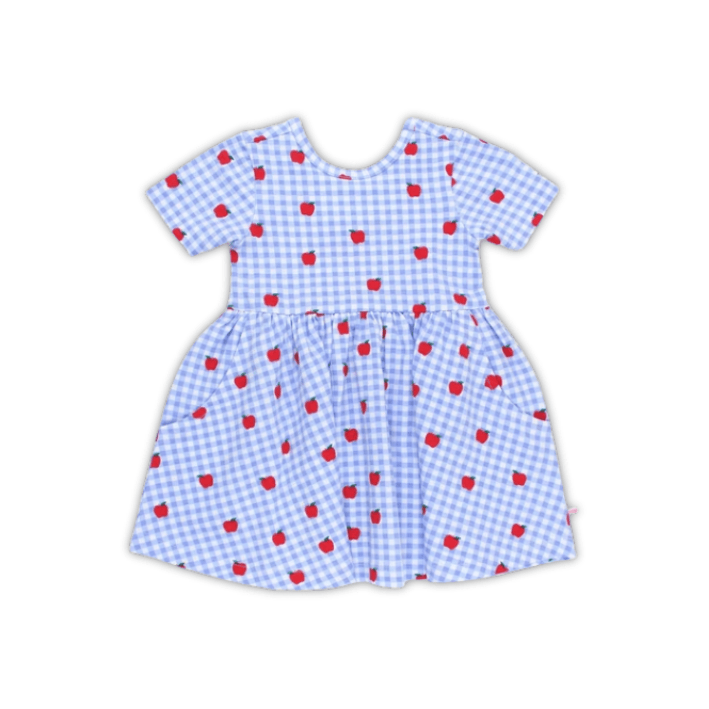 Apple Orchard Short Sleeve Twirl Dress - Lizzy G's Fine Gifts