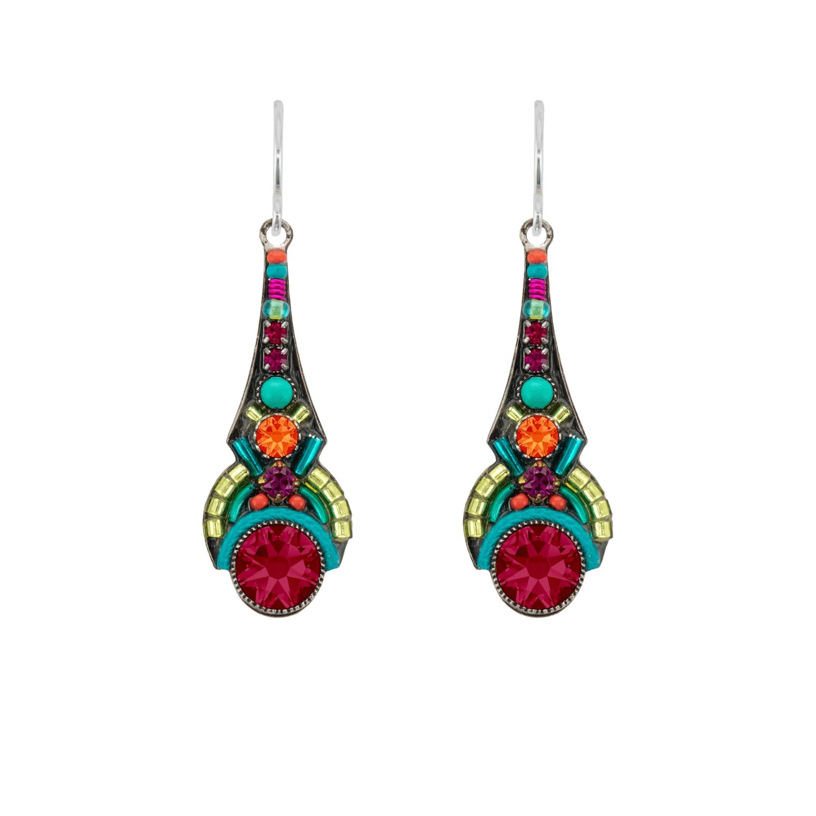 Art Deco Drop Earrings - Lizzy G's Fine Gifts