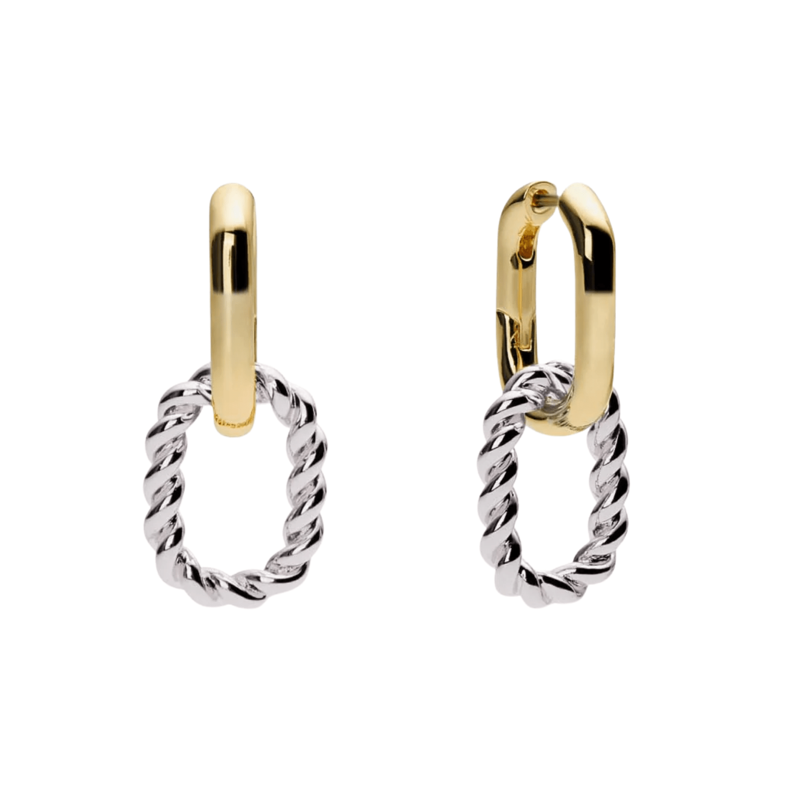 Ash Double Hoop Earrings - Lizzy G's Fine Gifts