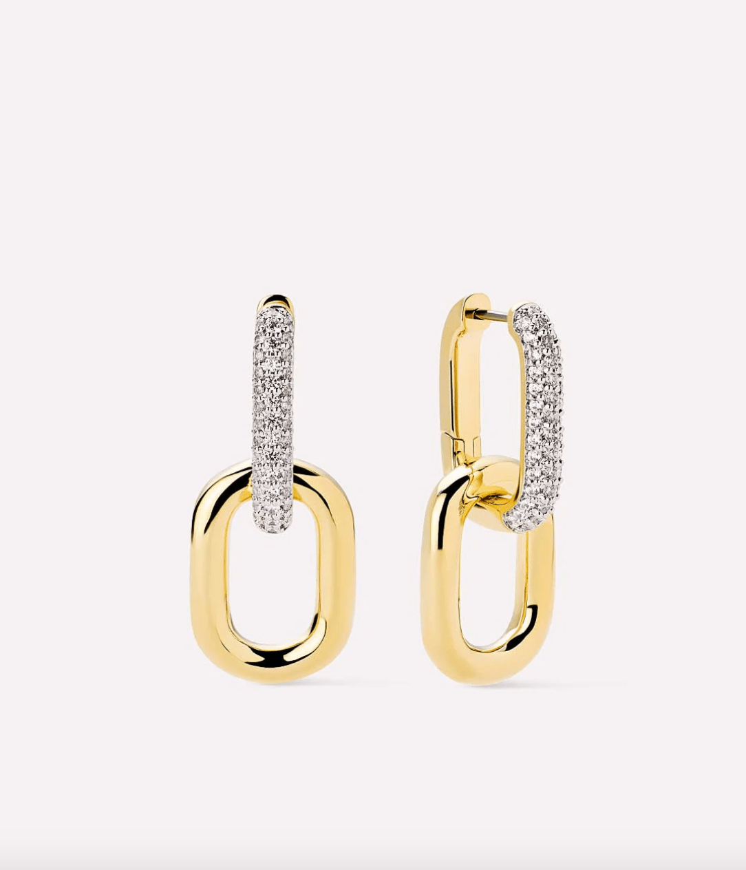 Ash Double Pave Drop Earrings - Lizzy G's Fine Gifts
