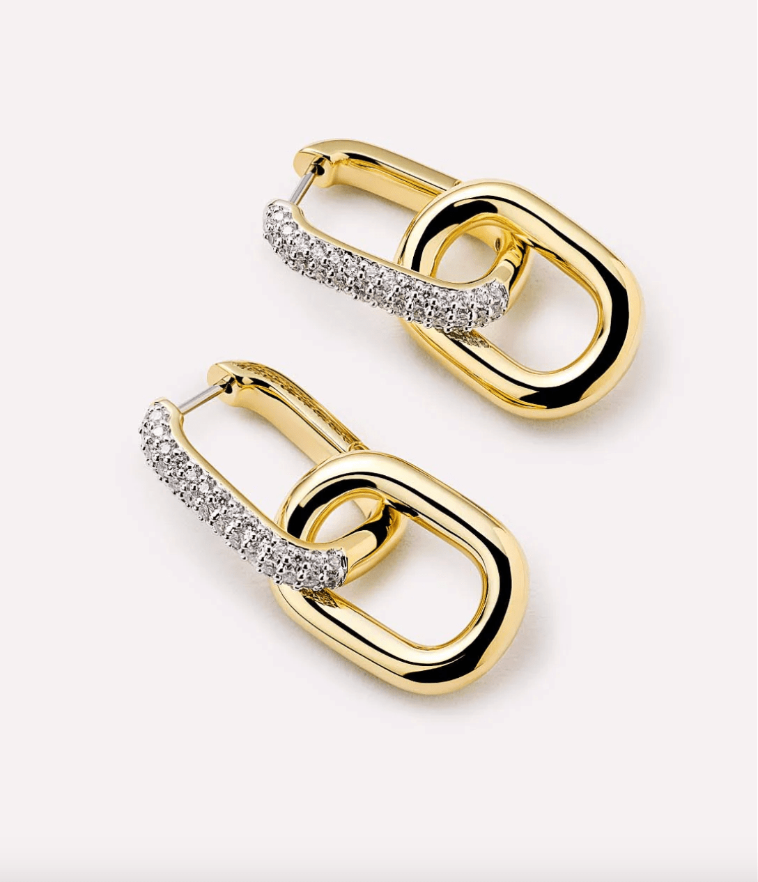 Ash Double Pave Drop Earrings - Lizzy G's Fine Gifts