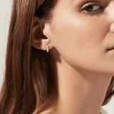 Ashley Pearl Huggie Hoops - Lizzy G's Fine Gifts