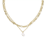 Ashton Pearl Multi - Strand Necklace - Lizzy G's Fine Gifts