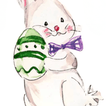 Baby Bunny Garden Stake - Lizzy G's Fine Gifts