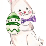 Baby Bunny Garden Stake - Lizzy G's Fine Gifts